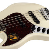 Sire Basses - V7+ A5l/awh - Lefty Alder 5-String Active Bass Guitar – Antique White