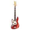 lefty alder 5-string active bass guitar bright metallic red