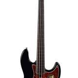 Sire Basses - V7+ A4F/BK - fretless alder 4-string active bass guitar black – Guitar Black
