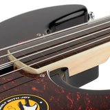 Sire Basses - V7+ A4f/bk - Fretless Alder 4-String Active Bass Guitar – Black