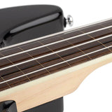Sire Basses - V7+ A4f/bk - Fretless Alder 4-String Active Bass Guitar – Black