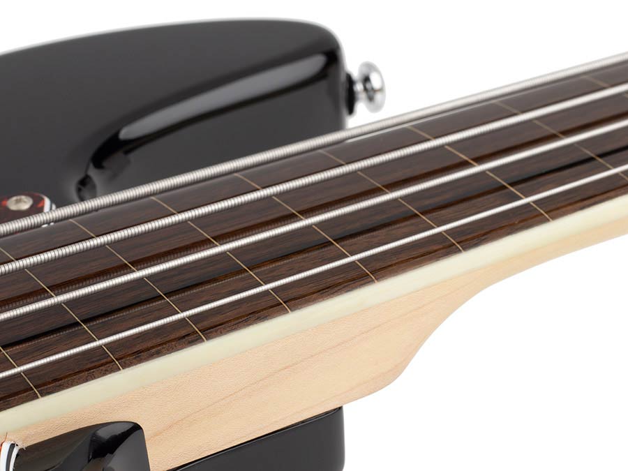 Sire Basses - V7+ A4f/bk - Fretless Alder 4-String Active Bass Guitar – Black