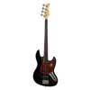 fretless alder 4-string active bass guitar black