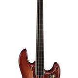 Sire Basses - V7+ A4F/TS - fretless alder 4-string active bass guitar tobacco sunburst – Tobacco Sunburst