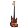 fretless alder 4-string active bass guitar tobacco sunburst