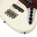 Sire Basses - V7+ A4f/awh - Fretless Alder 4-String Active Bass Guitar – Antique White