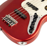 Sire Basses - V7+ A4f/bmr - Fretless Alder 4-String Active Bass Guitar – Metallic Red