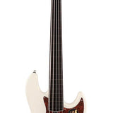 Sire Basses - V7+ A5F/AWH - fretless alder 5-string active bass guitar antique white – Antique White
