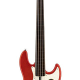 Sire Basses - V7+ A5F/BMR - fretless alder 5-string active bass guitar bright metallic red – Metallic Red