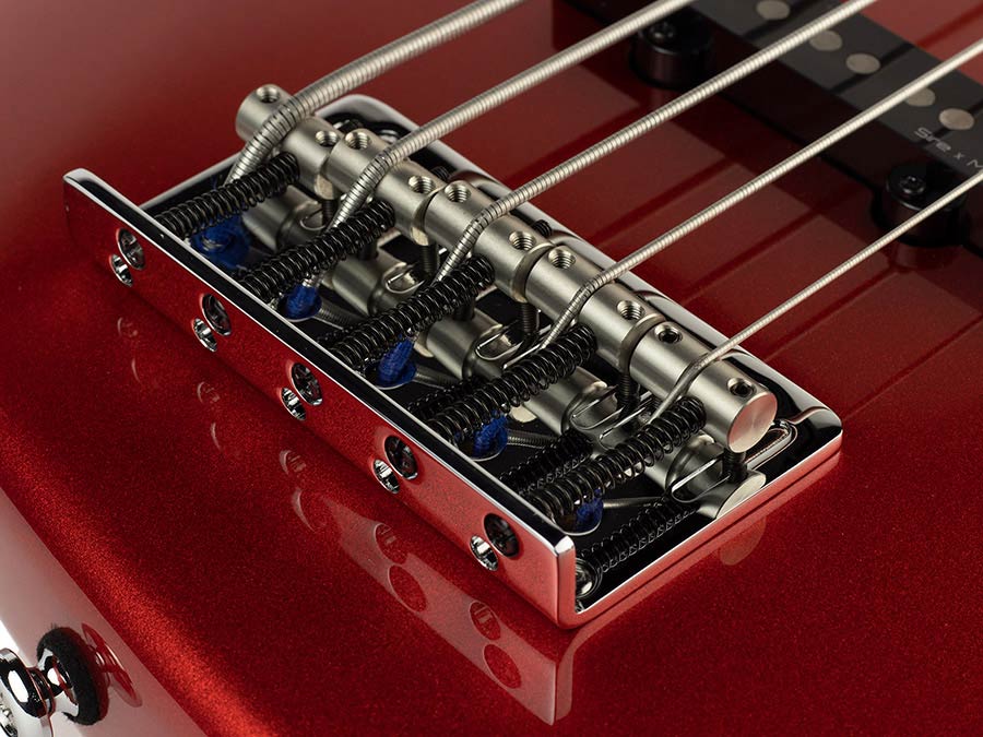 Sire Basses - V7+ A5f/bmr - Fretless Alder 5-String Active Bass Guitar – Metallic Red
