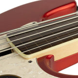 Sire Basses - V7+ A5f/bmr - Fretless Alder 5-String Active Bass Guitar – Metallic Red