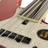 Sire Basses - V7+ A5f/bmr - Fretless Alder 5-String Active Bass Guitar – Metallic Red