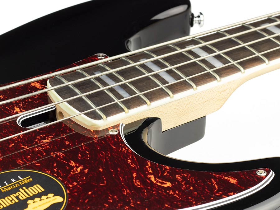 Sire Basses - P7+ A4/bk - Alder 4-String Active Bass Guitar – Black