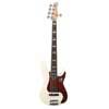 alder 5-string active bass guitar antique white