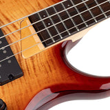 Sire Basses - M7+ A4/brs - Alder + Solid Maple 4-String Bass Guitar – Brown