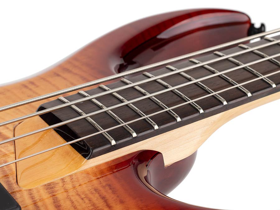 Sire Basses - M7+ A4/brs - Alder + Solid Maple 4-String Bass Guitar – Brown