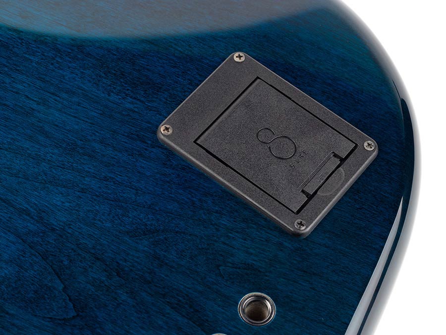 Sire Basses - M7+ A4/tbl - Alder + Solid Maple 4-String Bass Guitar – Transparent Blue