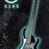 Sire Basses - M7+ A4/tbl - Alder + Solid Maple 4-String Bass Guitar – Transparent Blue