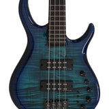 Sire Basses - M7+ A4/tbl - Alder + Solid Maple 4-String Bass Guitar – Transparent Blue