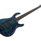 Sire Basses - M7+ A4/tbl - Alder + Solid Maple 4-String Bass Guitar – Transparent Blue