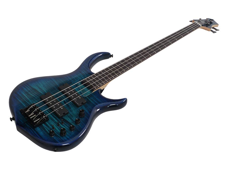 Sire Basses - M7+ A4/tbl - Alder + Solid Maple 4-String Bass Guitar – Transparent Blue