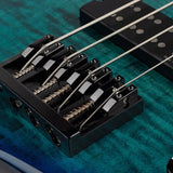 Sire Basses - M7+ A4/tbl - Alder + Solid Maple 4-String Bass Guitar – Transparent Blue