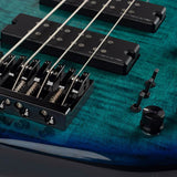 Sire Basses - M7+ A4/tbl - Alder + Solid Maple 4-String Bass Guitar – Transparent Blue