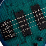 Sire Basses - M7+ A4/tbl - Alder + Solid Maple 4-String Bass Guitar – Transparent Blue