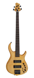 swamp ash + solid maple 4-string bass guitar natural