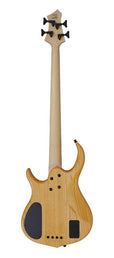 swamp ash + solid maple 4-string bass guitar natural