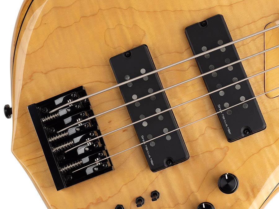 Sire Basses - M7+ S4/nt - Swamp Ash + Solid Maple 4-String Bass Guitar – Natural