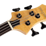 Sire Basses - M7+ S4/nt - Swamp Ash + Solid Maple 4-String Bass Guitar – Natural