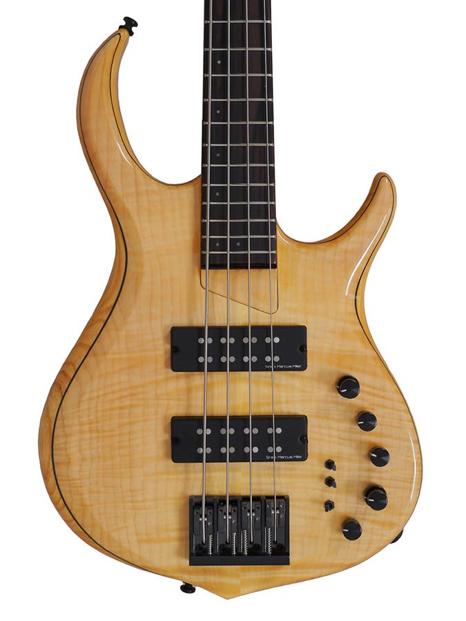 Sire Basses - M7+ S4/nt - Swamp Ash + Solid Maple 4-String Bass Guitar – Natural