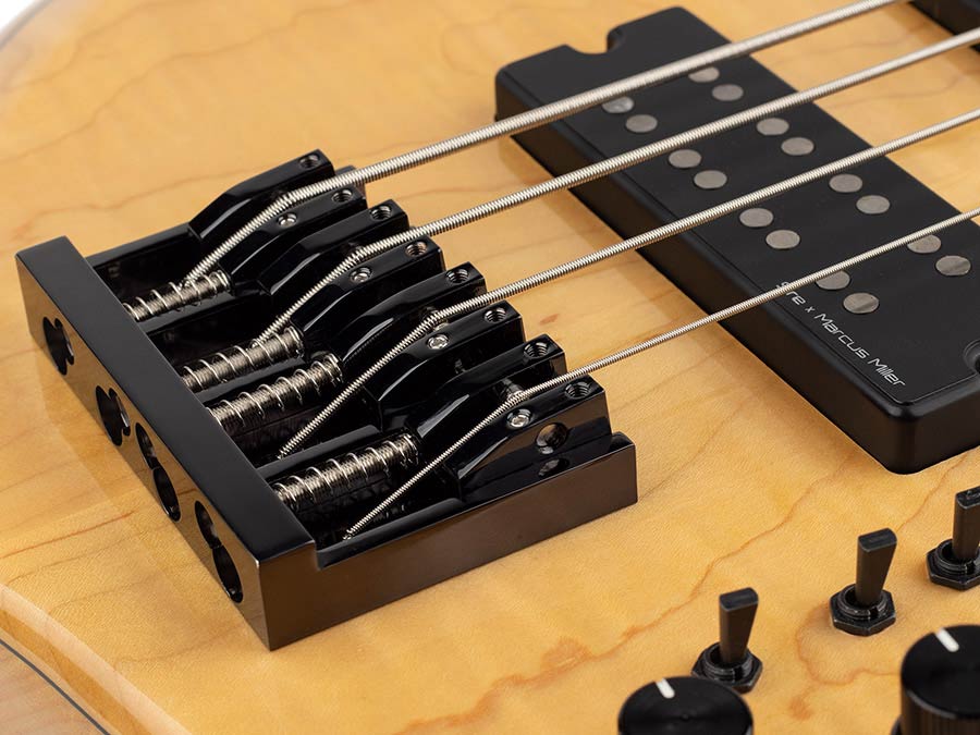 Sire Basses - M7+ S4/nt - Swamp Ash + Solid Maple 4-String Bass Guitar – Natural