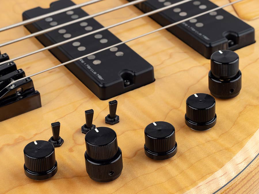 Sire Basses - M7+ S4/nt - Swamp Ash + Solid Maple 4-String Bass Guitar – Natural