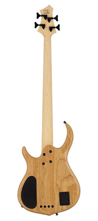 Sire Basses - M7+ S4/tbk - Swamp Ash + Solid Maple 4-String Bass Guitar – Transparent Black