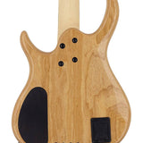 Sire Basses - M7+ S4/tbk - Swamp Ash + Solid Maple 4-String Bass Guitar – Transparent Black