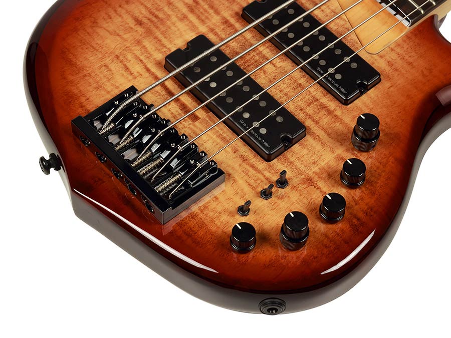 Sire Basses - M7+ A5/brs - Alder + Solid Maple 5-String Bass Guitar – Brown