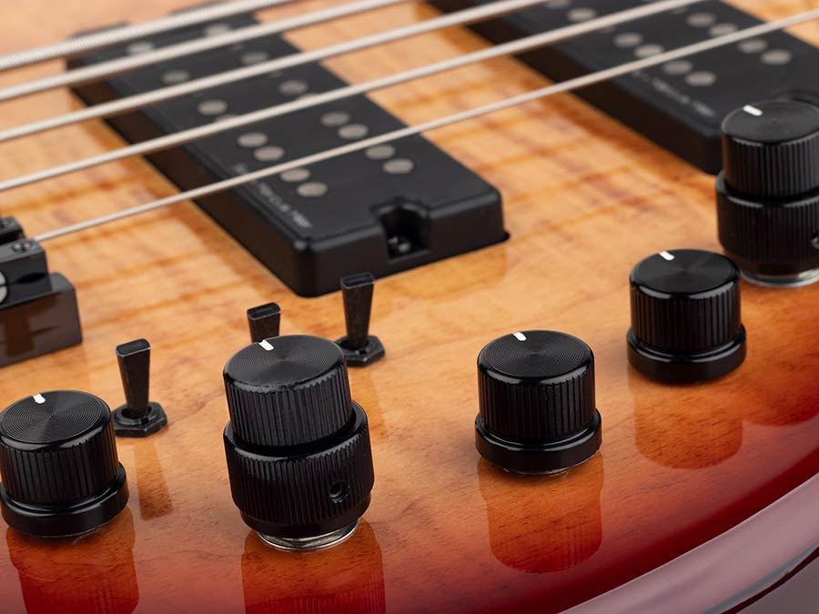 Sire Basses - M7+ A5/brs - Alder + Solid Maple 5-String Bass Guitar – Brown