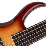 Sire Basses - M7+ A5/brs - Alder + Solid Maple 5-String Bass Guitar – Brown