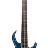 Sire Basses - M7+ A5/TBL - alder + solid maple 5-string bass guitar transparent blue – Transparent Blue