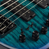Sire Basses - M7+ A5/tbl - Alder + Solid Maple 5-String Bass Guitar – Transparent Blue