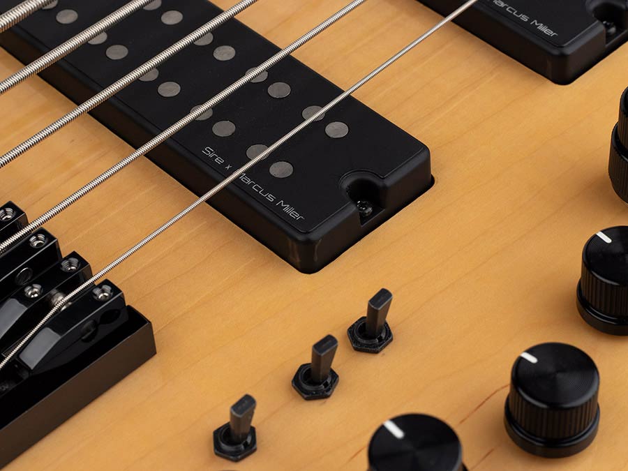 Sire Basses - M7+ S5/nt - Swamp Ash + Solid Maple 5-String Bass Guitar – Natural