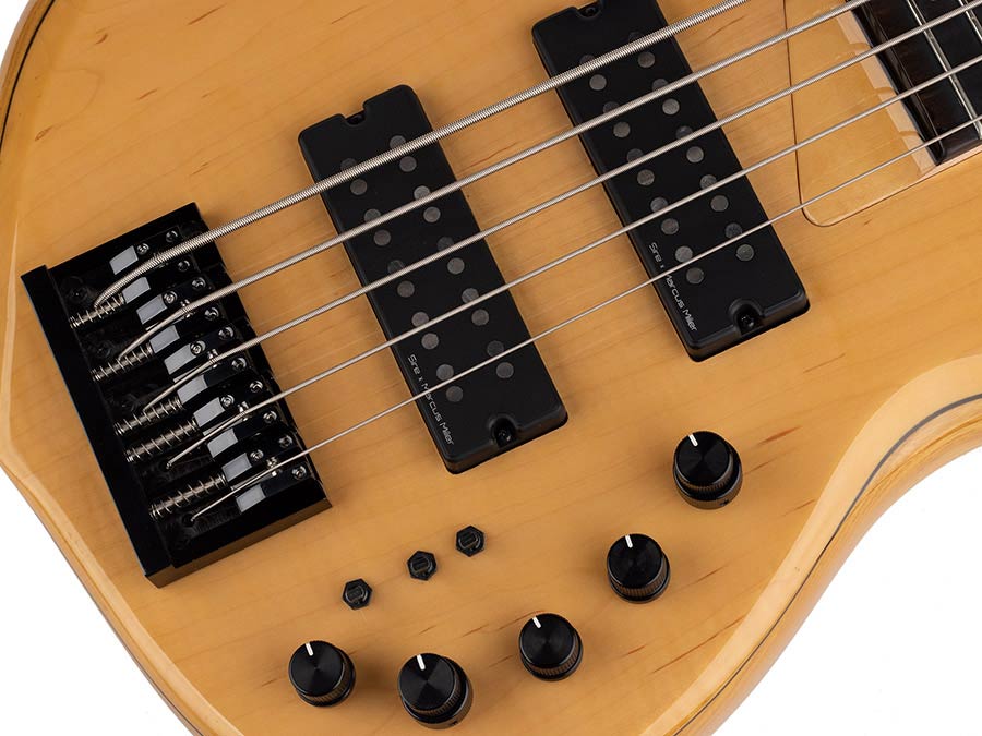 Sire Basses - M7+ S5/nt - Swamp Ash + Solid Maple 5-String Bass Guitar – Natural