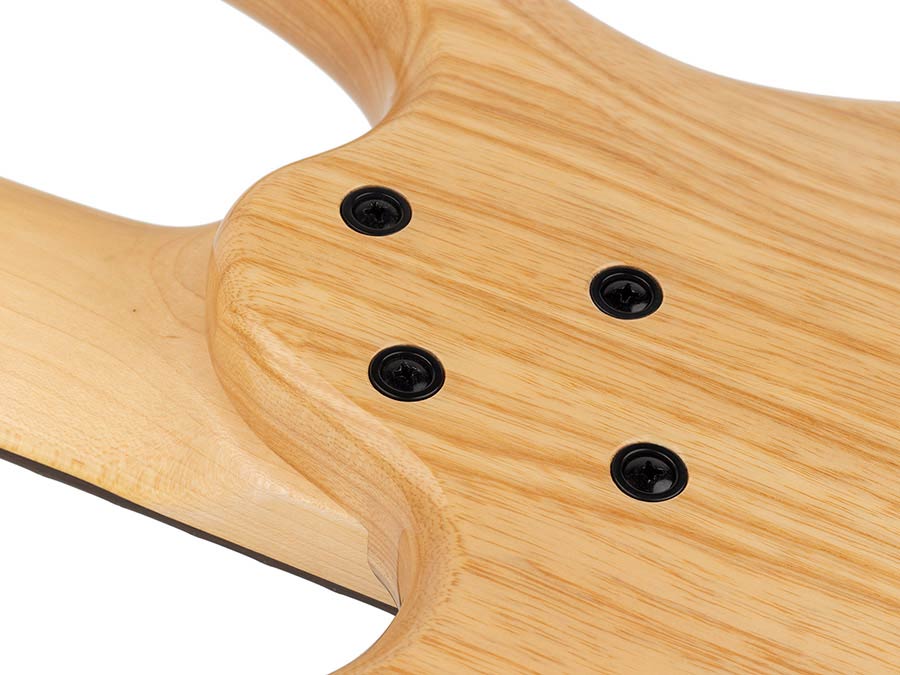 Sire Basses - M7+ S5/tbk - Swamp Ash + Solid Maple 5-String Bass Guitar – Transparent Black