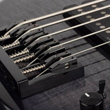 Sire Basses - M7+ S5/tbk - Swamp Ash + Solid Maple 5-String Bass Guitar – Transparent Black