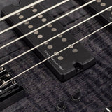Sire Basses - M7+ S5/tbk - Swamp Ash + Solid Maple 5-String Bass Guitar – Transparent Black