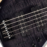 Sire Basses - M7+ S5/tbk - Swamp Ash + Solid Maple 5-String Bass Guitar – Transparent Black