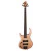 lefty swamp ash + solid maple 4-string bass guitar natural