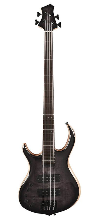 Sire Basses - M7+ S4L/TBK - lefty swamp ash + solid maple 4-string bass guitar transparent black – Transparent Black